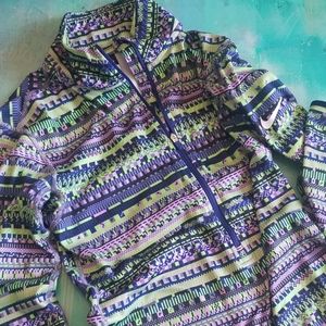 Nike half zip up with thumbholes size S